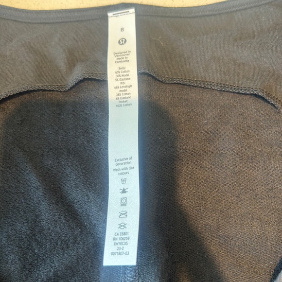 Lululemon French Terry V-Neck Romper - Picture 4 of 7